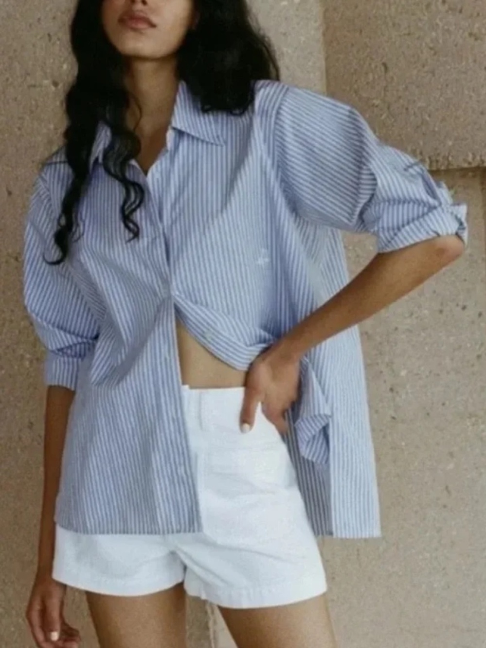DÔEN Hava Top in Montauk Stripe XS
